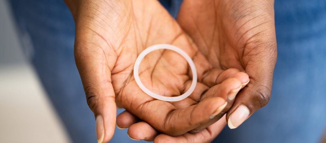 Diaphragm Vaginal Contraceptive Ring. Spermicide Contraception And Birth Control