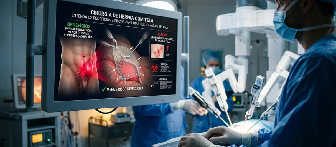 Cirurgia de Hérnia com Tela
