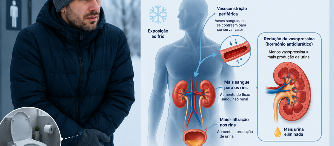 É normal urinar mais no frio